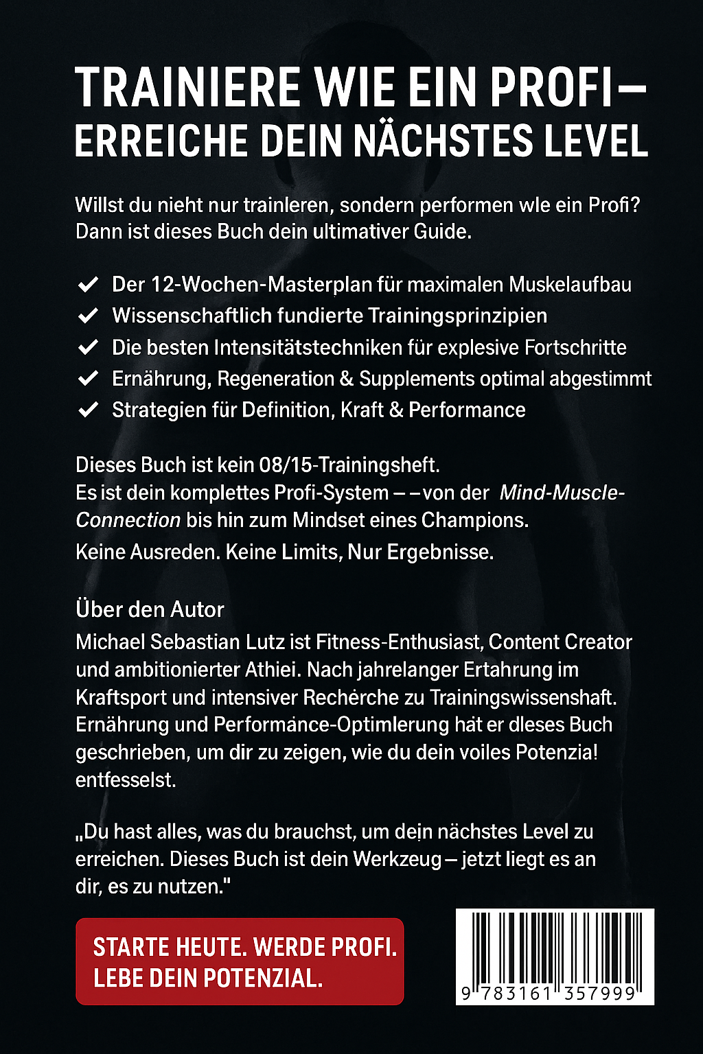 Trainingsplan für Profis